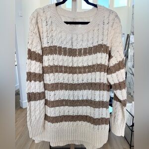 Pilcro Longline Stitch Sweater